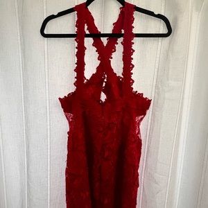 Red Lace Dress